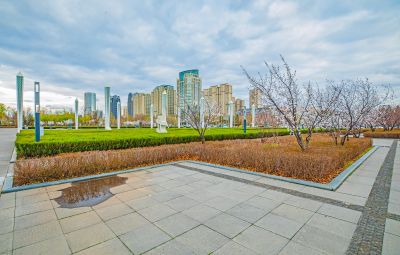 金河公园哈尔滨音乐厅的春天（四月） 