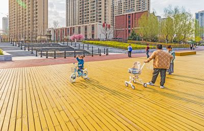 春天的松溪公园