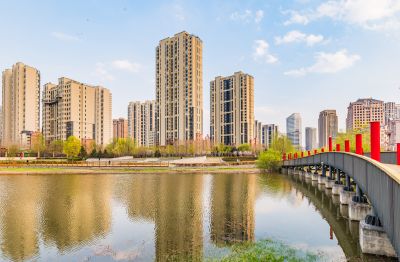 春天的松溪公园