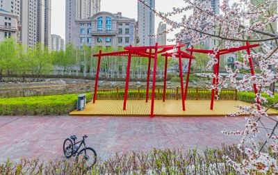 春天的松溪公园