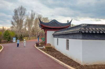 中国亭园春意