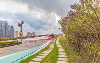 丁香公园春色