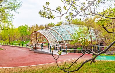 春天的黛秀湖公园花开