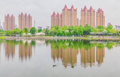 春天的体育公园