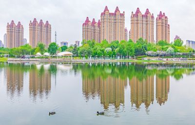 春天的体育公园