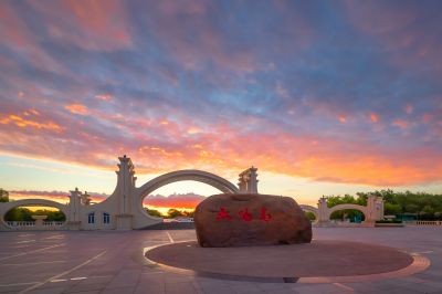 太阳岛添新景阳光彩虹桥