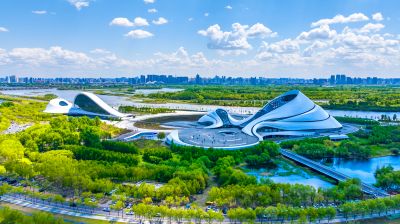 夏季哈尔滨大剧院