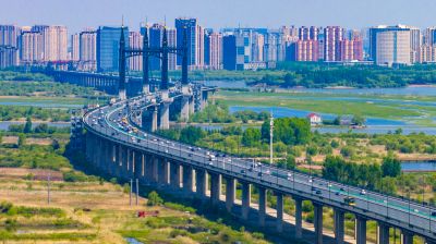 阳明滩大桥 阳明滩湿地