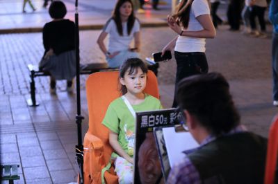 中央大街步行街画师