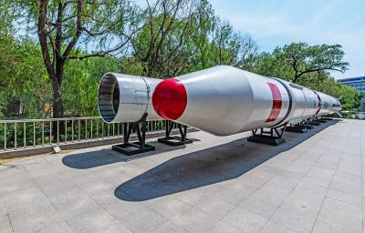 哈工大航天博物馆外 导弹 火箭实物