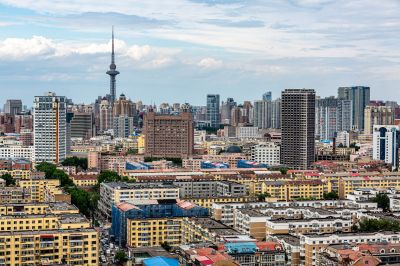 哈尔滨城市风光龙塔