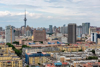 哈尔滨城市风光龙塔