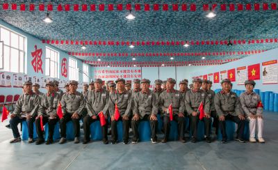 阿城区老干部主题党日参观东北抗联体验式国防教育基地