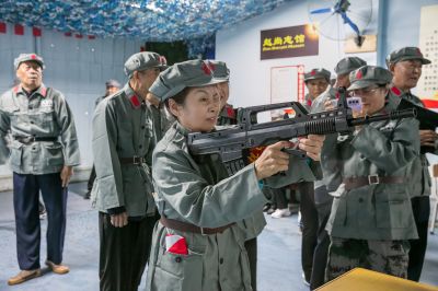 阿城区老干部主题党日参观东北抗联体验式国防教育基地