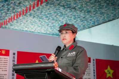 阿城区老干部主题党日参观东北抗联体验式国防教育基地