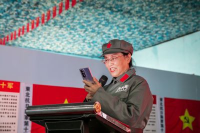 阿城区老干部主题党日参观东北抗联体验式国防教育基地