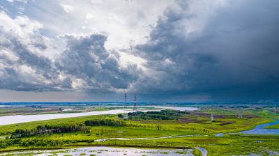 松花江湿地 乌云