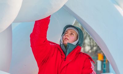 太阳岛雪博会国际雪雕比赛参赛选手 （1月8日）