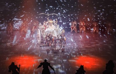 大型奇幻秀王的战车首演