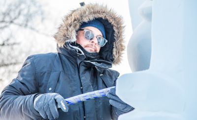 太阳岛雪博会国际雪雕比赛 （1月8日）