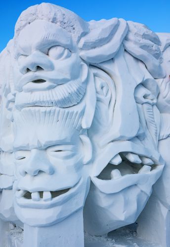 太阳岛雪博会国际雪雕比赛 （1月8日）