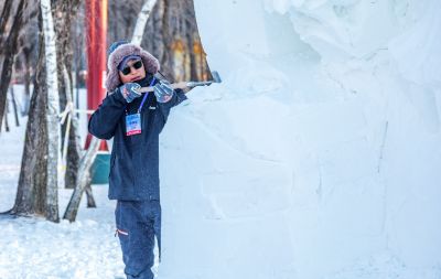 太阳岛雪博会国际雪雕比赛 （1月8日）