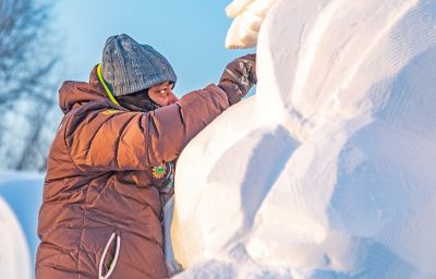 太阳岛雪博会国际雪雕比赛 （1月8日）