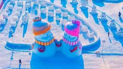 大剧院尔滨之心欢乐岛雪人