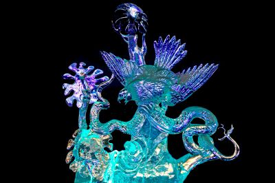 冰雪大世界国际冰雕比赛作品（1月12日）