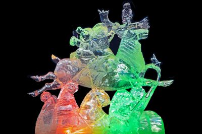 冰雪大世界国际冰雕比赛作品（1月12日）
